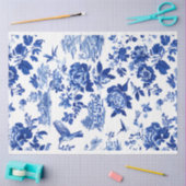 Chintz Chinoiserie Flow Blue Decoupage Papier. Seidenpapier (Basteln)