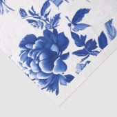 Chintz Chinoiserie Flow Blue Decoupage Papier. Seidenpapier (Ausschnitt)