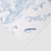 Chintz Chinoiserie Light Blue Decoupage Papier. Seidenpapier (Ausschnitt)