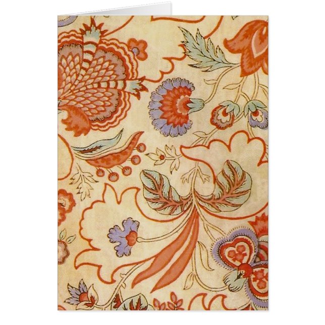 Chintz Paisley Antike Muster (Vorne)