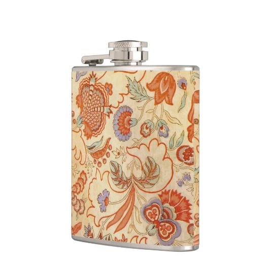 Chintz Paisley Antike Muster Flachmann (Links)