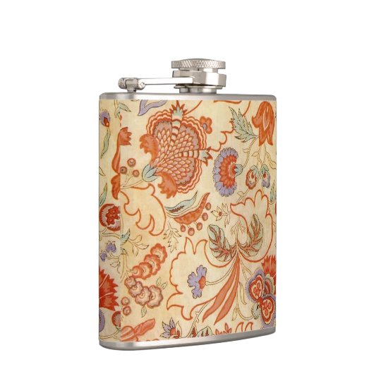 Chintz Paisley Antike Muster Flachmann (Rechts)