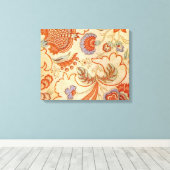 Chintz Paisley Antike Muster Leinwanddruck (Insitu (Holzboden))