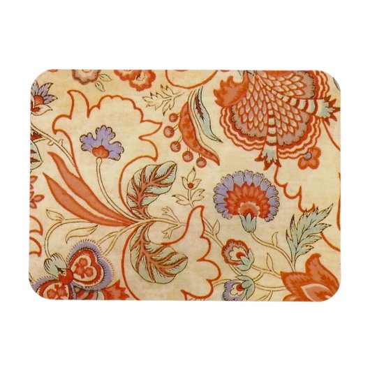 Chintz Paisley Antike Muster Magnet (Horizontal)