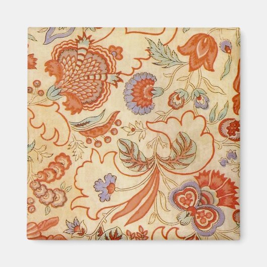 Chintz Paisley Antike Muster Magnet (Vorne)