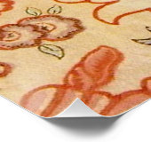 Chintz Paisley Antike Muster Poster (Ecke)