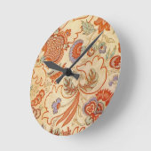 Chintz Paisley Antike Muster Runde Wanduhr (Winkel)