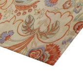 Chintz Paisley Antike Muster Schneidebrett (Ecke)