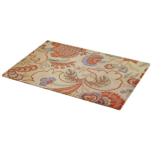 Chintz Paisley Antike Muster Schneidebrett (Ecke)