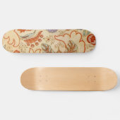 Chintz Paisley Antike Muster Skateboard (Horizontal)