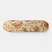 Chintz Paisley Antike Muster Skateboard (Horizontal)