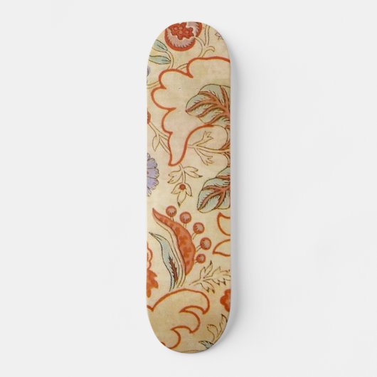Chintz Paisley Antike Muster Skateboard (Vorderseite)