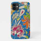 Chintz Pop blau Case-Mate iPhone Hülle (Rückseite)