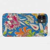 Chintz Pop blau Case-Mate iPhone Hülle (Rückseite (Horizontal))