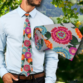 Chintz-Wiesen-Blumenkunst-Muster Krawatte
