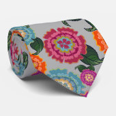 Chintz-Wiesen-Blumenkunst-Muster Krawatte (Gerollt)