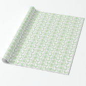 Chintzy Chinchilla Wrapping Paper (Green) Geschenkpapier (Ungerollt)