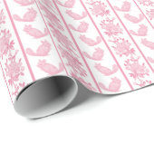 Chintzy Chinchilla Wrapping Paper (Pink) Geschenkpapier (Rolleneckpunkt)