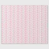 Chintzy Chinchilla Wrapping Paper (Pink) Geschenkpapier (Flach)