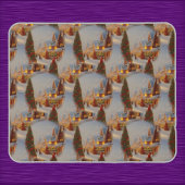 Chintzy Village Christmas Tree Snow Globe Muster Mousepad