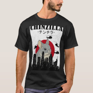 Chinzilla Funny Chinchilla T - Shirt Chinchilla Li