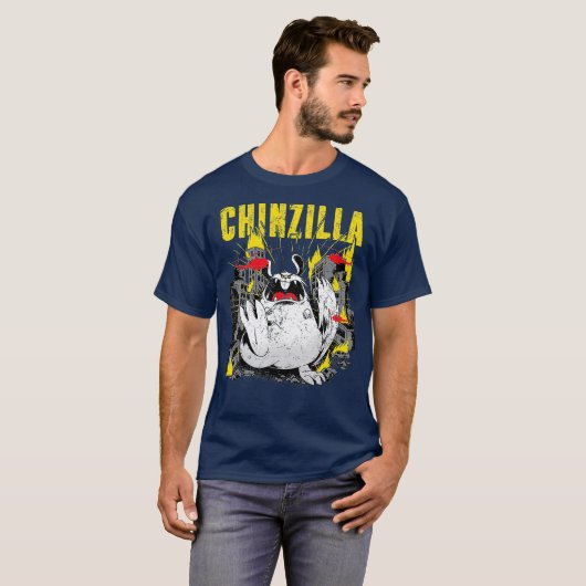Chinzilla Funny Chinchillas Pet Lover T-Shirt (Vorne ganz)