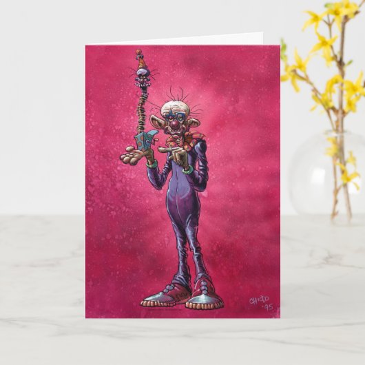 Chiodo Klownz Karte (Gelbe Blume)