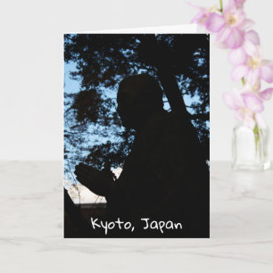 Chion-in-Tempel-Silhouette, Kyoto, Japan Karte