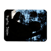 Chion-in-Tempel-Silhouette, Kyoto, Japan Magnet (Horizontal)