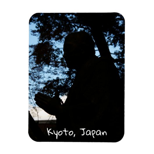 Chion-in-Tempel-Silhouette, Kyoto, Japan Magnet (Vertikal)
