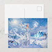 Chione Goddess of Snow and Ice Postkarte (Vorne/Hinten)