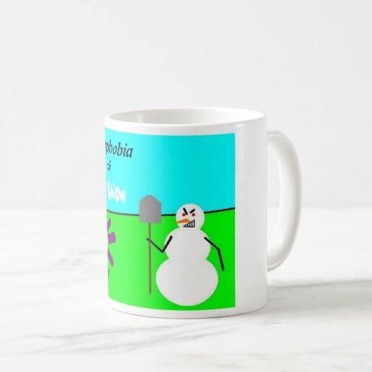 Chionophobia Kaffeetasse (VorderseiteRechts)