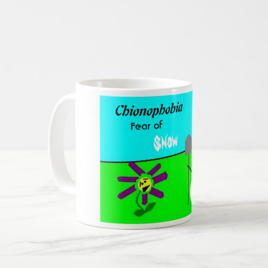 Chionophobia Kaffeetasse (Vorderseite Links)