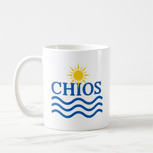 CHIOS Griechenland, Sun Waves Kaffeetasse (Links)