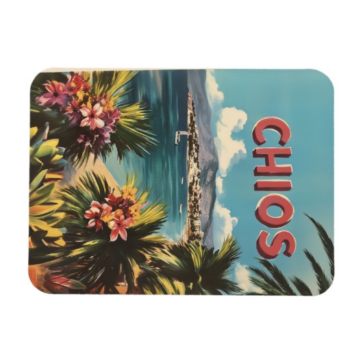 Chios Vintag Magnet (Horizontal)