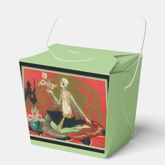 Chiostri Art Deco Party Favor Box Geschenkschachtel (Vorderseite)