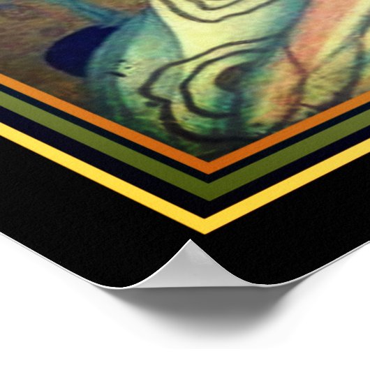 Chiostri Kunst, Dichtung und Musik Poster (Ecke)