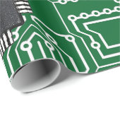 Chip auf Leiterplatte mit Ihrem Namen Geschenkpapier (Rolleneckpunkt)