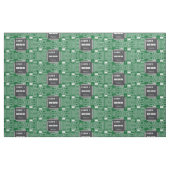 Chip auf Leiterplatte mit Ihrem Namen Stoff (Fat Quarter (45,7 x 55,9 cm))