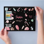 Chip Bag Candyland Black Gastgeschenk Bag Flyer (Hand)