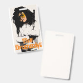 Chip Barkhouse ist das Drummist. Vip-Durchlauf Ausweis (Vorder- & Rückseite)