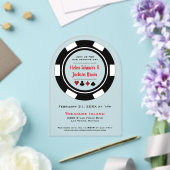 Chip Casino Lugano Poker Acryleinladungen (Insitu (Hochzeit))