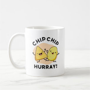 Chip Chip Hooray Funny Happy Crisps Pub Kaffeetasse