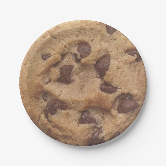 Chip-Cookie Pappteller (Vorderseite)