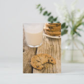 Chip-Cookies Postkarte (Stehend Vorderseite)