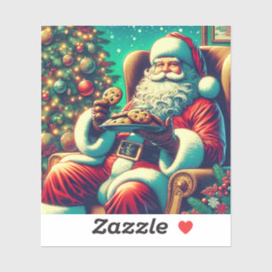 Chip-Cookies von Santa Chocolate   Weihnachten Aufkleber