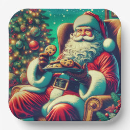 Chip-Cookies von Santa Chocolate | Weihnachten Pappteller