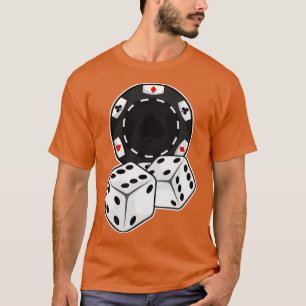 Chip Dice für Poker T-Shirt