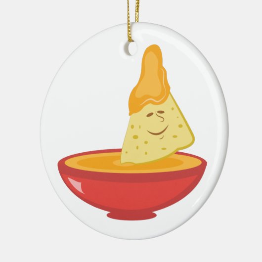 Chip & Dip Keramik Ornament (Links)
