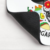 Chip Dippin Margarita Sippin Funny Skelett Mousepad (Ecke)